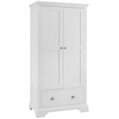 Washington White Double Wardrobe